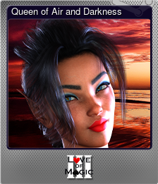 Series 1 - Card 8 of 12 - Queen of Air and Darkness