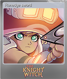 Series 1 - Card 5 of 6 - Runedge sword