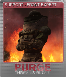 Series 1 - Card 4 of 5 - SUPPORT - FRONT EXPERT