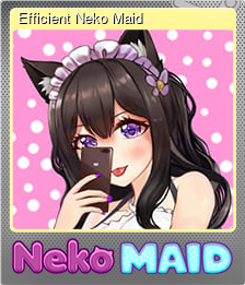 Series 1 - Card 3 of 10 - Efficient Neko Maid