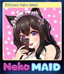 Series 1 - Card 3 of 10 - Efficient Neko Maid