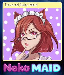 Series 1 - Card 10 of 10 - Devoted Neko Maid