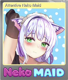 Series 1 - Card 5 of 10 - Attentive Neko Maid