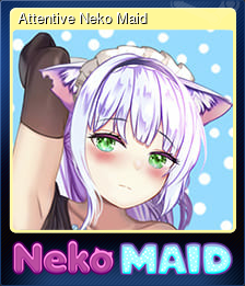 Series 1 - Card 5 of 10 - Attentive Neko Maid