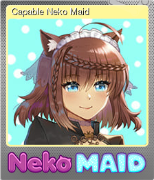Series 1 - Card 8 of 10 - Capable Neko Maid