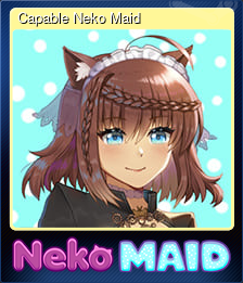 Series 1 - Card 8 of 10 - Capable Neko Maid