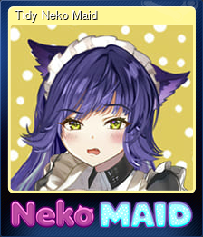 Series 1 - Card 1 of 10 - Tidy Neko Maid