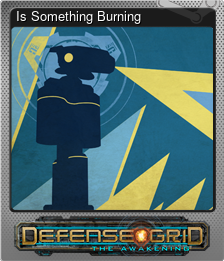 Series 1 - Card 8 of 9 - Is Something Burning