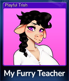 Series 1 - Card 4 of 5 - Playful Trish