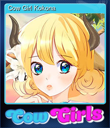 Series 1 - Card 7 of 10 - Cow Girl Kokona