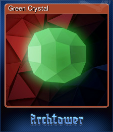 Series 1 - Card 4 of 7 - Green Crystal
