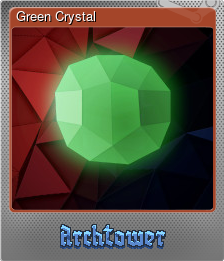 Series 1 - Card 4 of 7 - Green Crystal