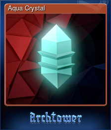 Series 1 - Card 7 of 7 - Aqua Crystal