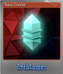 Series 1 - Card 7 of 7 - Aqua Crystal