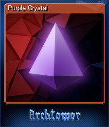 Series 1 - Card 6 of 7 - Purple Crystal