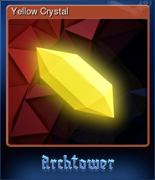 Series 1 - Card 3 of 7 - Yellow Crystal