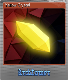 Series 1 - Card 3 of 7 - Yellow Crystal
