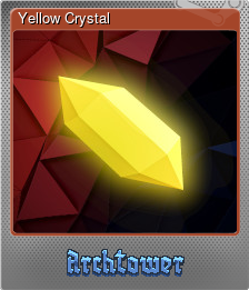 Series 1 - Card 3 of 7 - Yellow Crystal