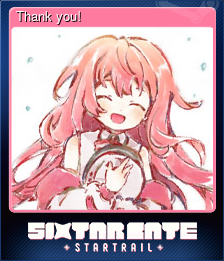 Series 1 - Card 6 of 8 - Thank you!