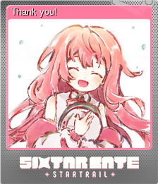 Series 1 - Card 6 of 8 - Thank you!