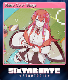 Series 1 - Card 3 of 8 - Retro Color Stage
