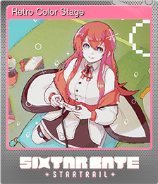 Series 1 - Card 3 of 8 - Retro Color Stage