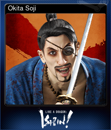 Series 1 - Card 5 of 10 - Okita Soji