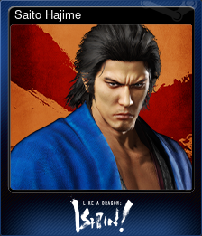 Series 1 - Card 6 of 10 - Saito Hajime