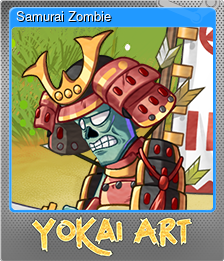 Series 1 - Card 2 of 5 - Samurai Zombie