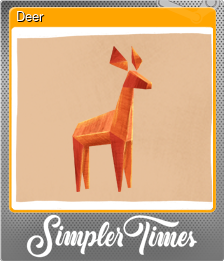 Series 1 - Card 7 of 7 - Deer
