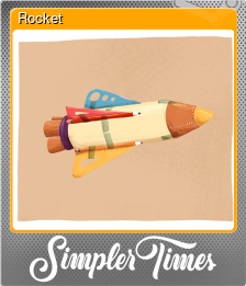 Series 1 - Card 3 of 7 - Rocket