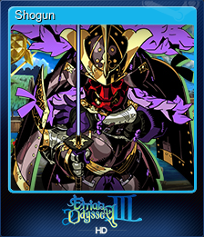 Series 1 - Card 3 of 5 - Shogun