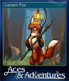 Series 1 - Card 5 of 8 - Lantern Fox