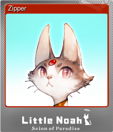 Series 1 - Card 2 of 6 - Zipper