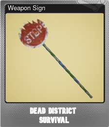 Series 1 - Card 4 of 6 - Weapon Sign