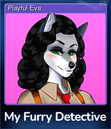Series 1 - Card 3 of 5 - Playful Eva