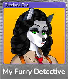 Series 1 - Card 5 of 5 - Suprised Eva
