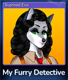 Series 1 - Card 5 of 5 - Suprised Eva