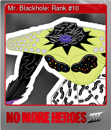 Series 1 - Card 11 of 11 - Mr. Blackhole: Rank #10