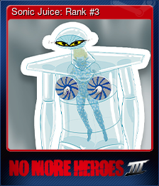 Series 1 - Card 4 of 11 - Sonic Juice: Rank #3