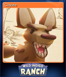 Series 1 - Card 3 of 6 - Coyote