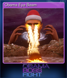 Series 1 - Card 5 of 7 - Obama Eye Beam