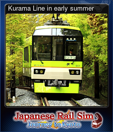 Series 1 - Card 3 of 9 - Kurama Line in early summer