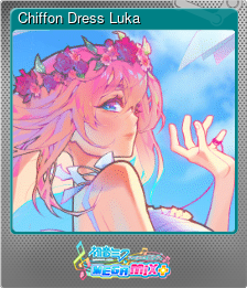 Series 1 - Card 12 of 12 - Chiffon Dress Luka