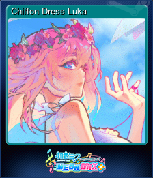 Series 1 - Card 12 of 12 - Chiffon Dress Luka