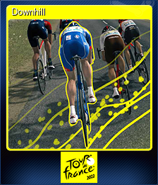 Series 1 - Card 3 of 8 - Downhill