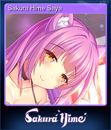 Series 1 - Card 4 of 10 - Sakura Hime Saya