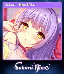 Series 1 - Card 1 of 10 - Sakura Hime Miko