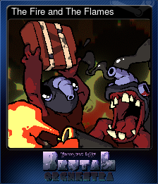Series 1 - Card 3 of 8 - The Fire and The Flames