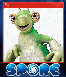 Series 1 - Card 5 of 5 - Sloth
